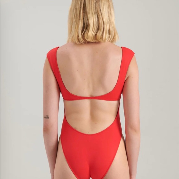 INTERMIX Araks Bold One-Piece Swimsuit | Size XS - Picture 4 of 12
